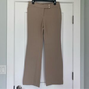White House Black Market Tan Boot Cut Pants